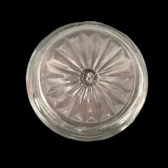 Vintage Gemco Federalware Salt & Pepper Shakers Clear Glass Green & Red Lids - Picture 6 of 7